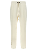 Moncler Grenoble White Polyester Joggers (Workout Pants)