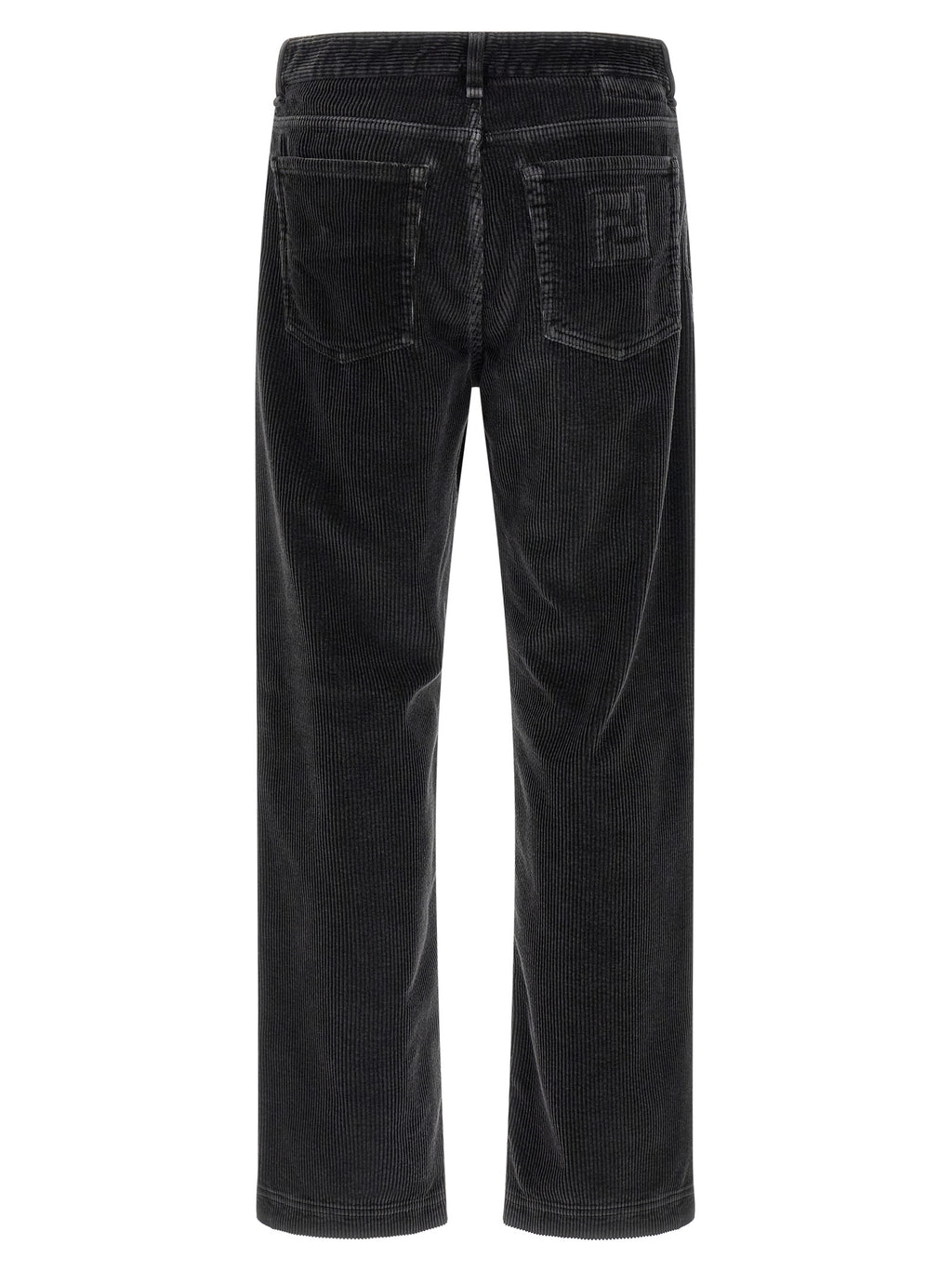 Fendi Gray Cotton Casual Pants