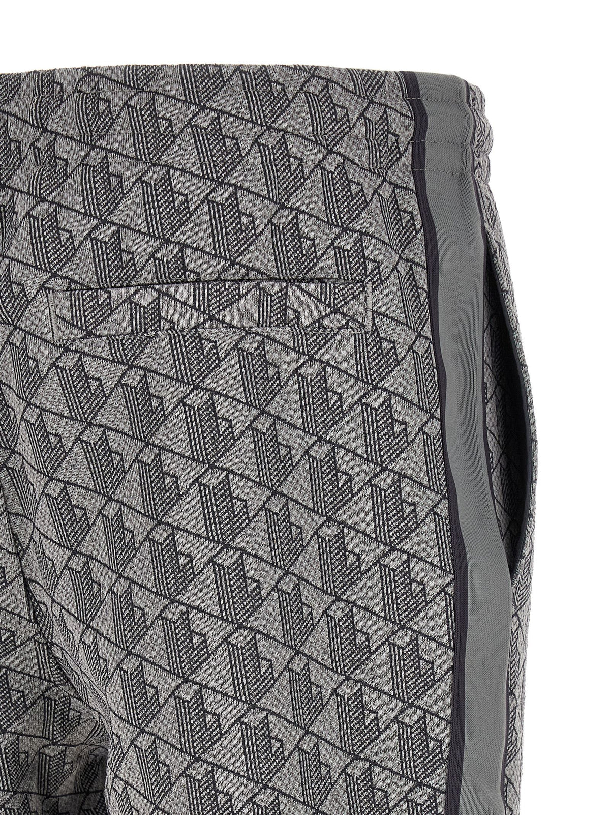 Lacoste Gray Polyester Joggers (Workout Pants)