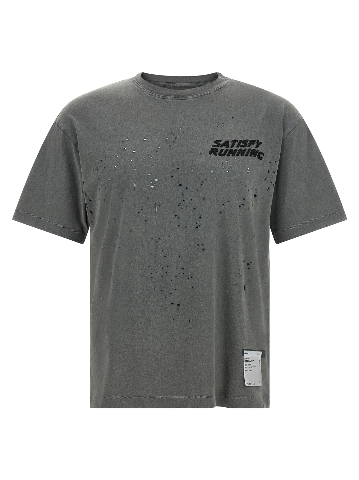 SATISFY Gray Organic Cotton T-Shirt