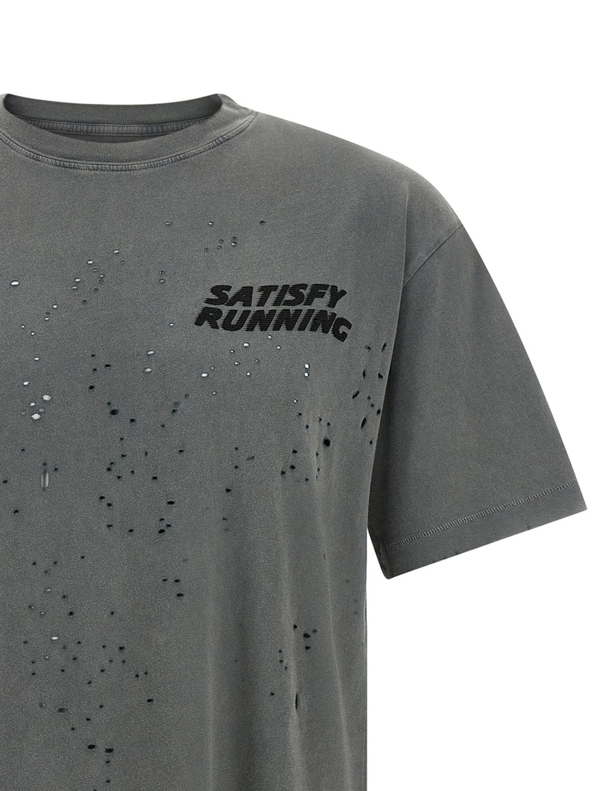 SATISFY Gray Organic Cotton T-Shirt