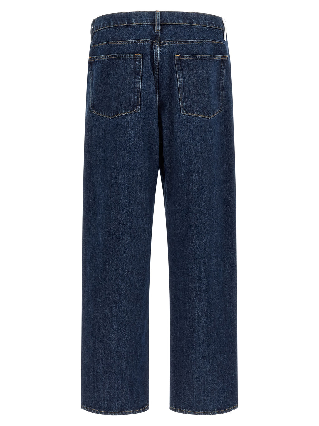 Jil Sander Blue Cotton Straight-Leg Jeans