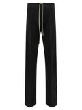 Rick Owens Black Cotton Casual Pants