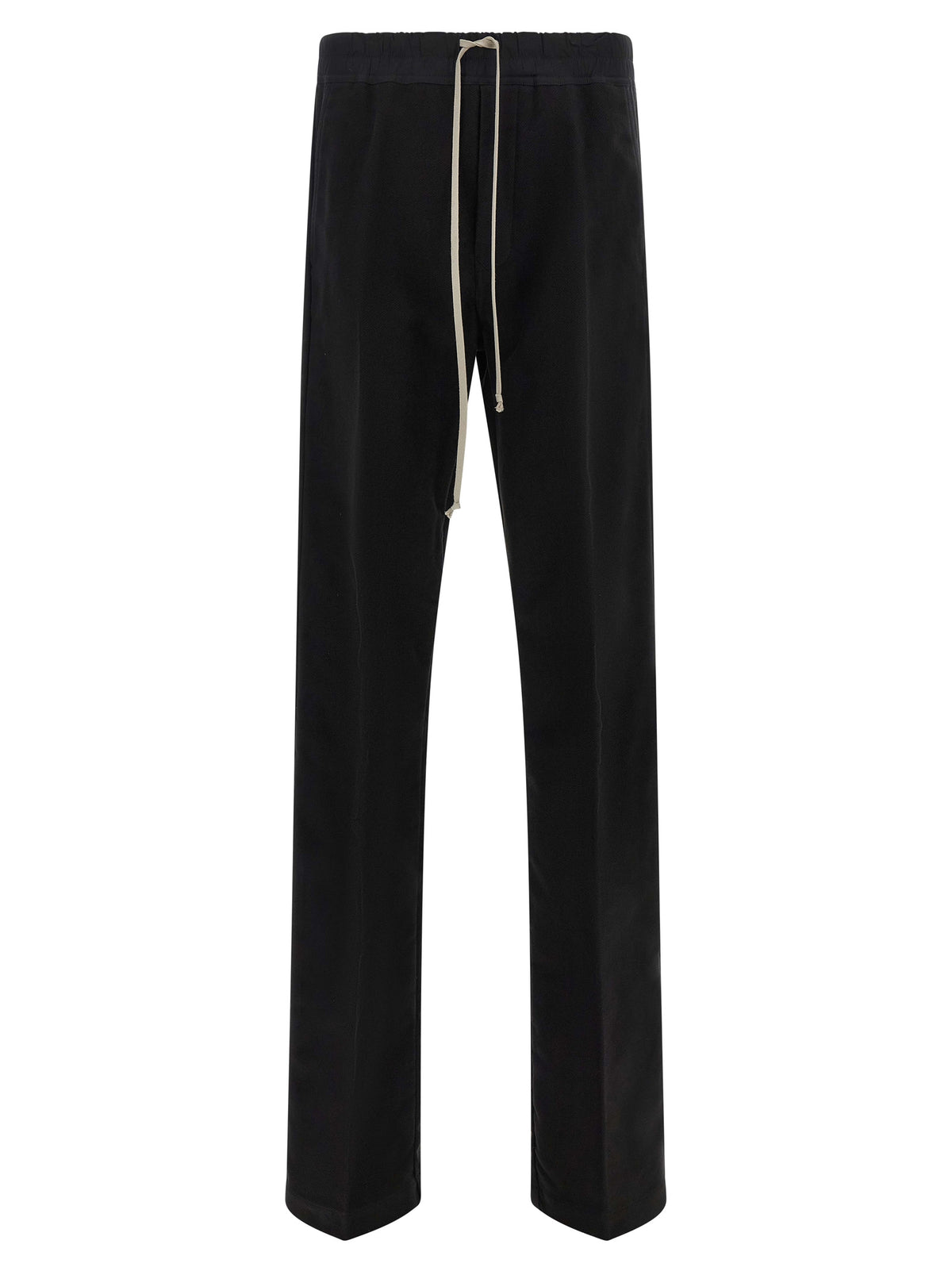 Rick Owens Black Cotton Casual Pants