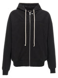 Rick Owens Black Cotton Hoodie