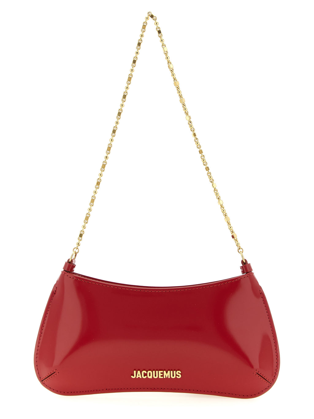 Jacquemus Red Calfskin Shoulder Bag