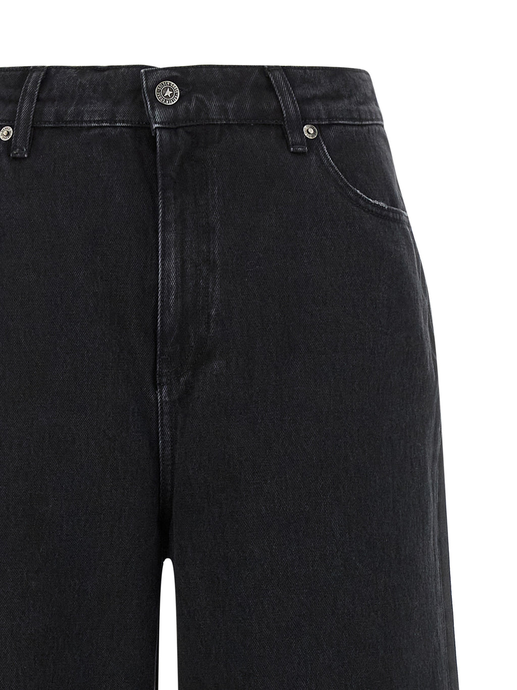 Golden Goose Black Cotton Flared Jeans