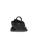 The Attico Black Calf Leather Bos Taurus Handbag
