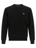 Lacoste Black Cotton Sweatshirt