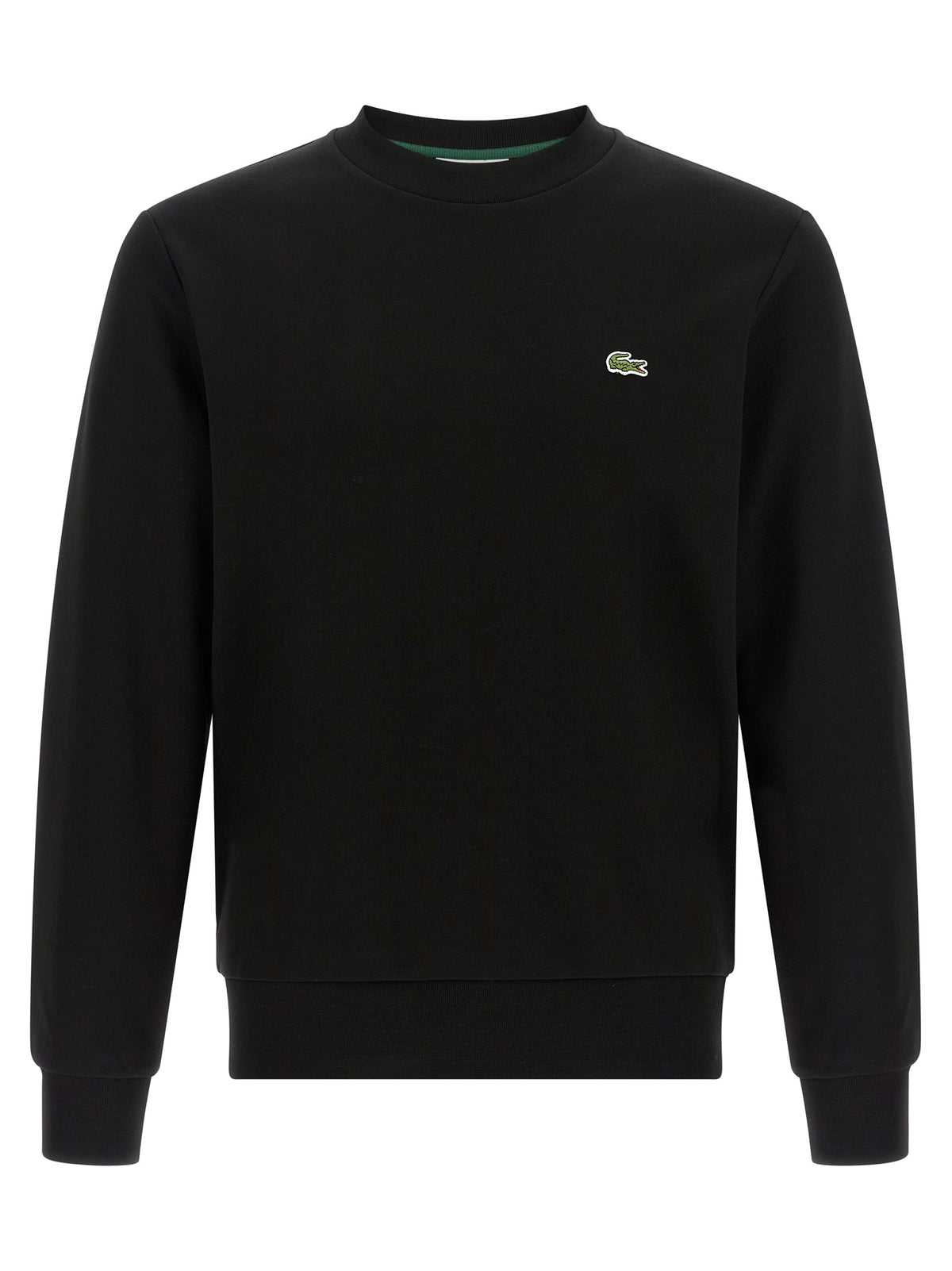 Lacoste Black Cotton Sweatshirt