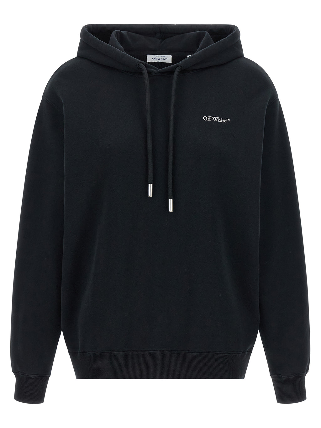 Off-White Black Cotton Sweatshirt