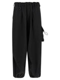 Y-3 Black Polyester Cargo Pants