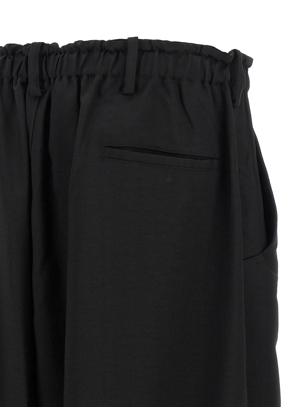 Y-3 Black Polyester Cargo Pants