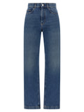 Marni Blue Cotton Straight-Leg Jeans