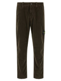 Stone Island Gray Cotton Casual Pants
