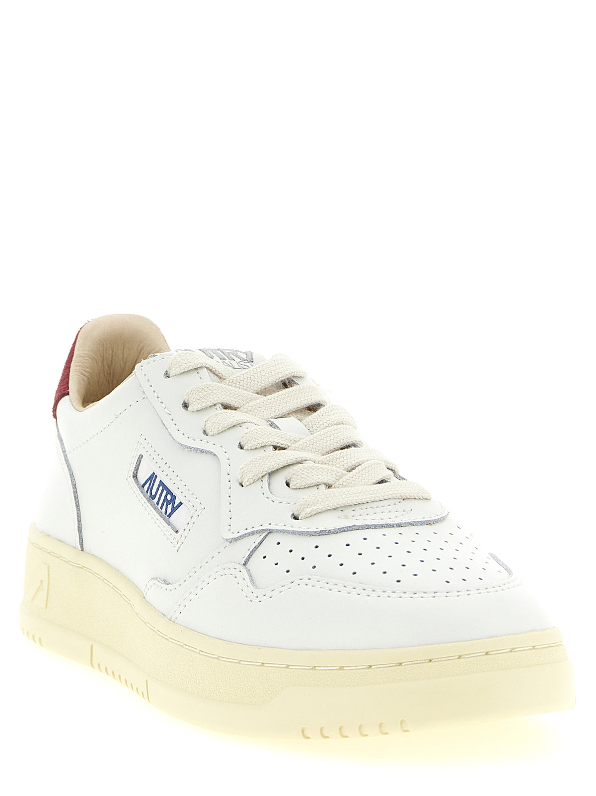Autry Bordeaux Cowhide Athletic Sneakers