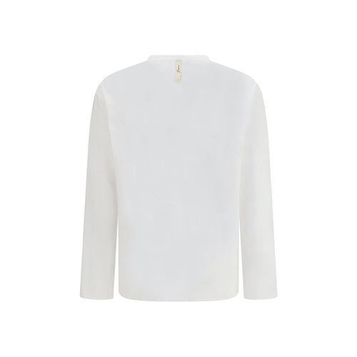 Jacquemus White Cotton Long Sleeve T-Shirt