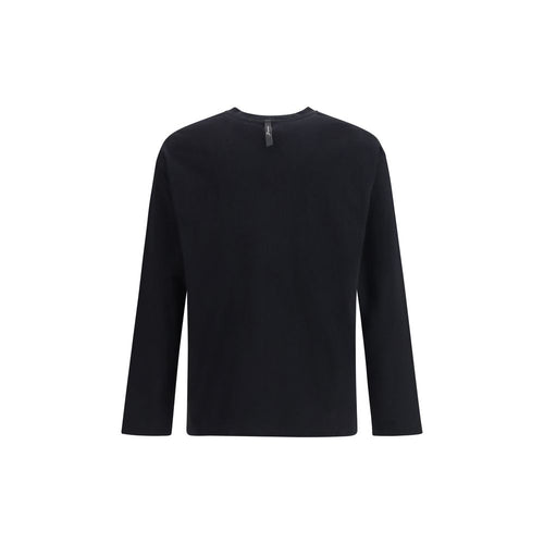 Jacquemus Black Cotton Long Sleeve T-Shirt