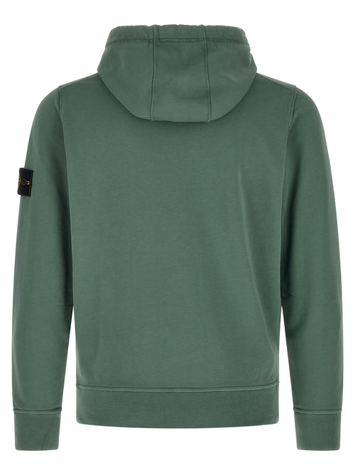 Stone Island Bicolor Cotton Sweatshirt