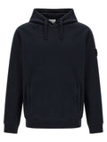 Stone Island Blue Cotton Sweatshirt