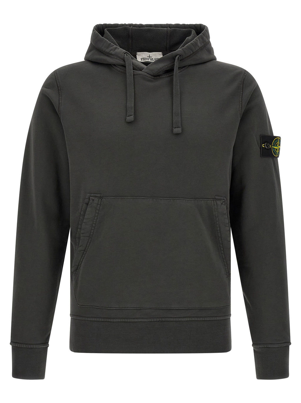 Stone Island Gray Cotton Sweatshirt