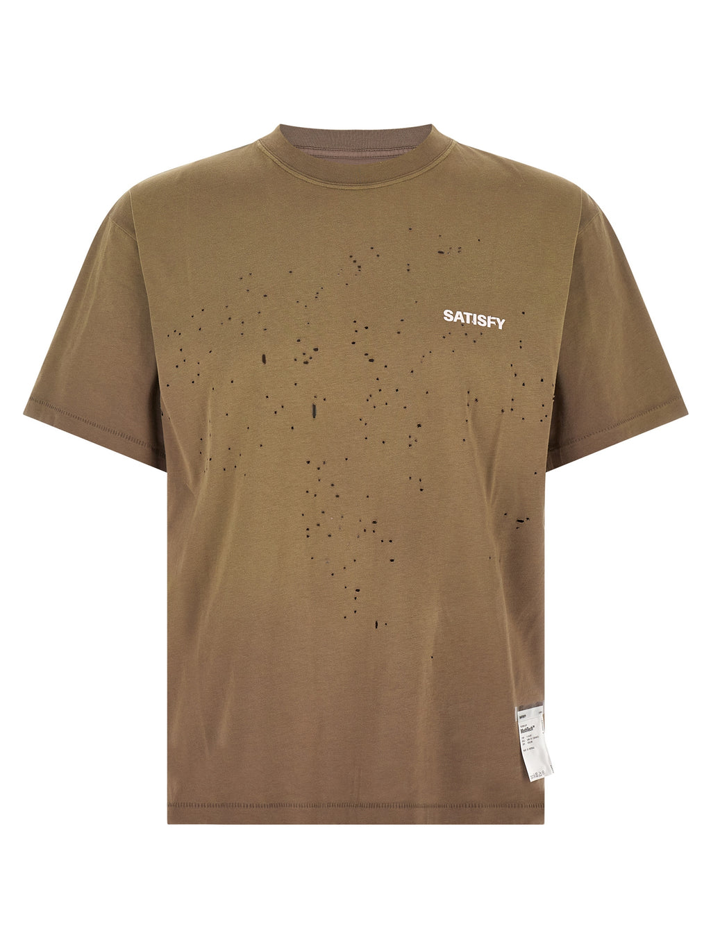 SATISFY Brown Cotton T-Shirt