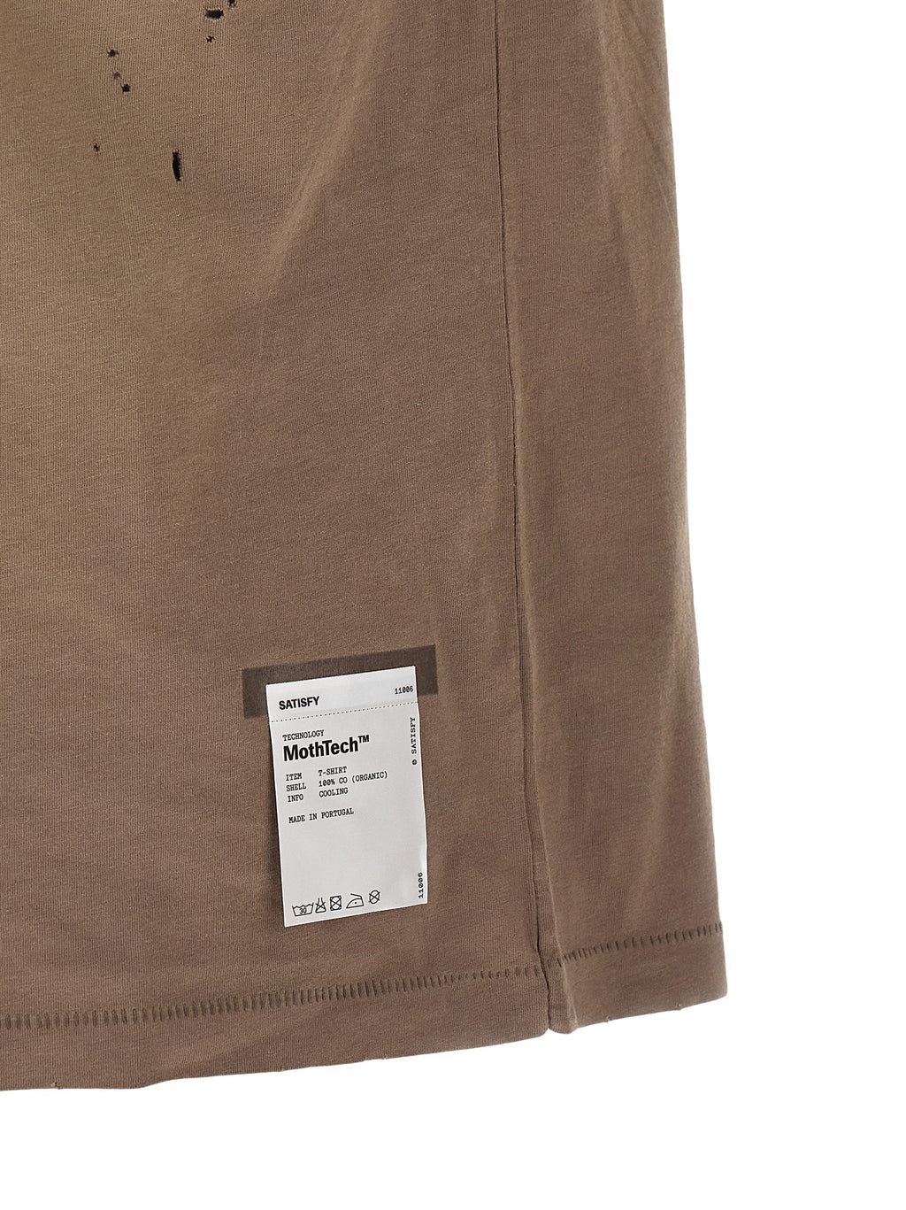 SATISFY Brown Cotton T-Shirt