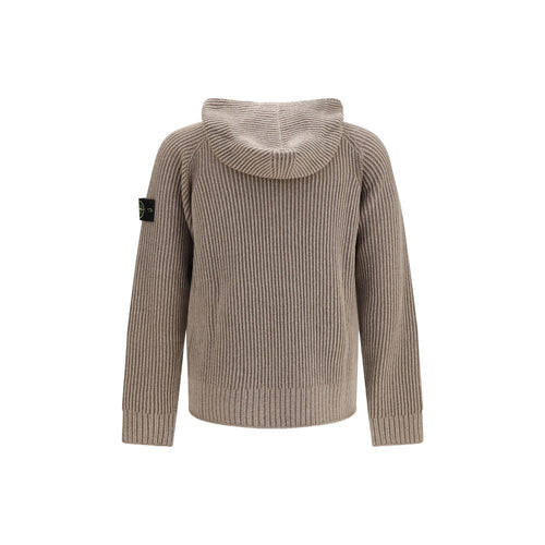 Stone Island Beige Cashmere Hoodie