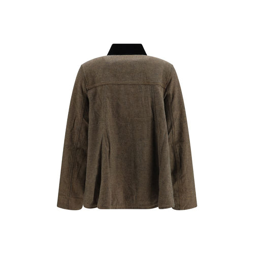 Ganni Brown Cotton Denim Jacket