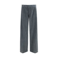 Magliano Gray Cotton Casual Pants