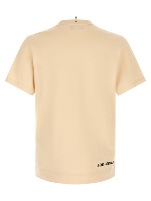 Moncler Grenoble Beige Cotton T-Shirt