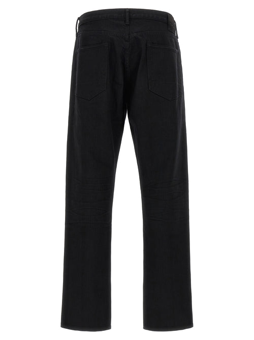 Tom Ford Black Cotton Straight-Leg Jeans