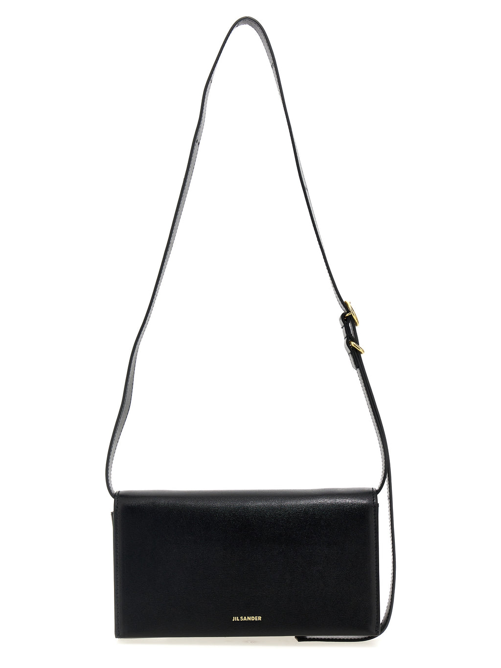 Jil Sander Black Leather Crossbody Bag