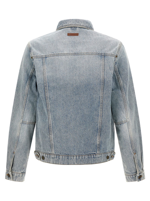 Entire Studios Blue Cotton Denim Jacket