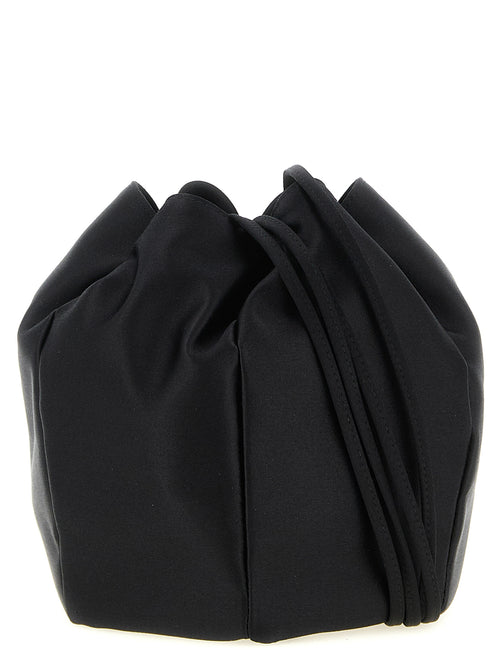 Prada Black Viscose Shoulder Bag
