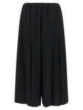 Comme Des Garçons Black Wool Casual Pants