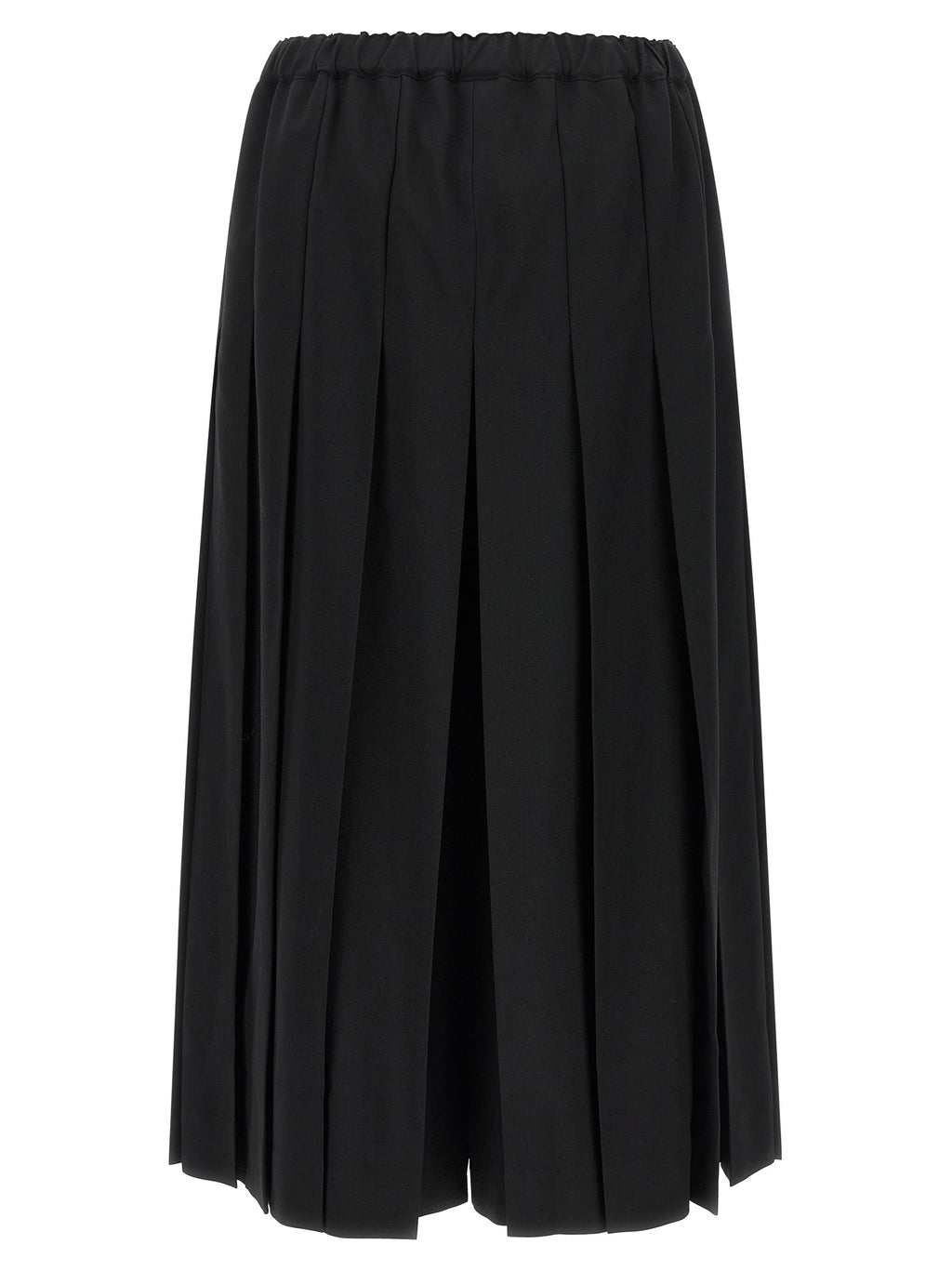 Comme Des Garçons Black Wool Casual Pants