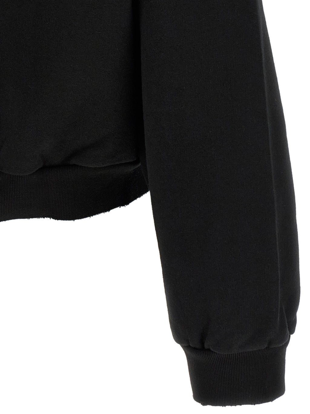Balenciaga Black Cotton Sweatshirt
