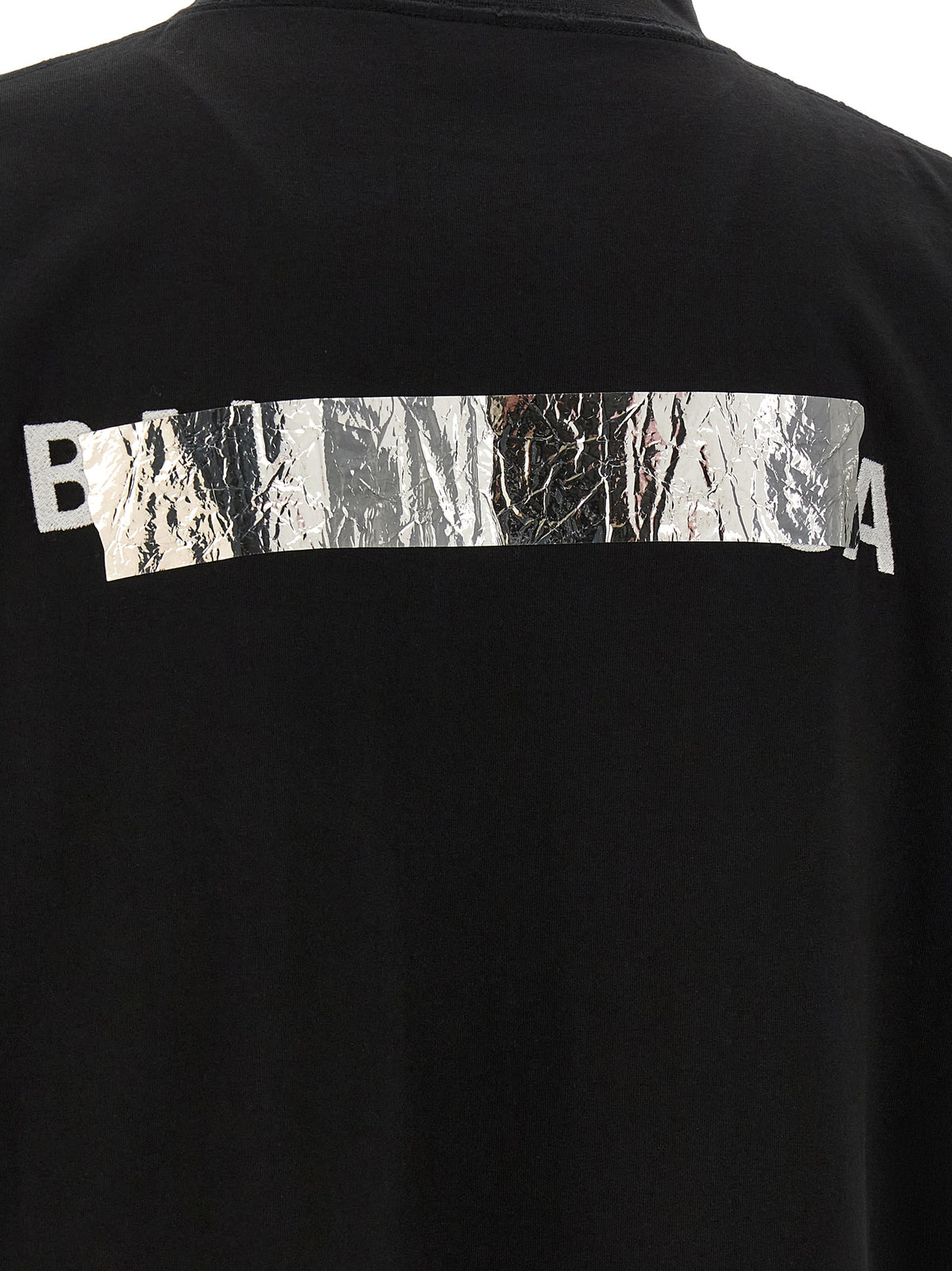 Balenciaga Black Cotton T-Shirt