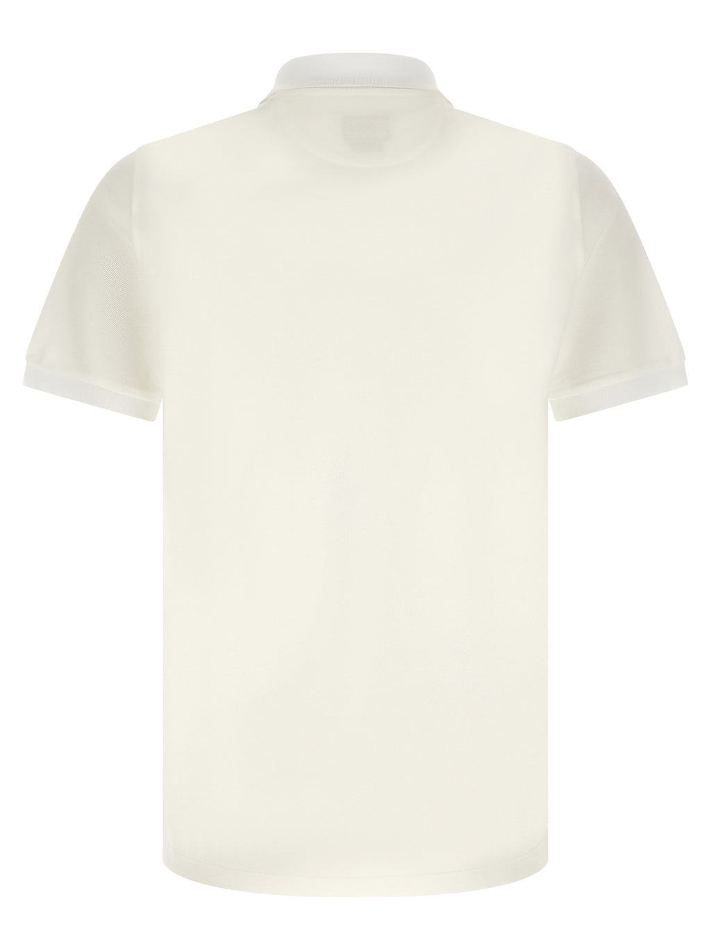 Fendi White Cotton Polo Shirt