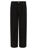 Ami Paris Black Cotton Relaxed Fit Jeans