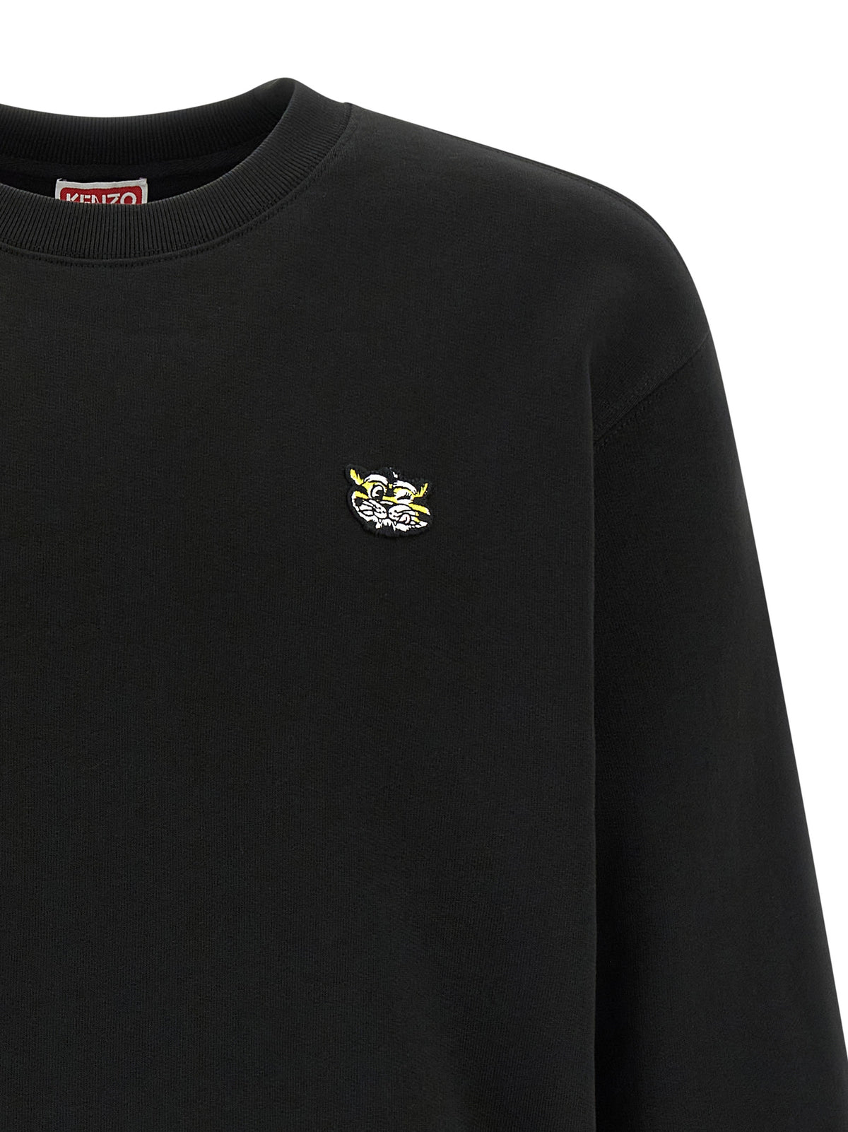 Kenzo Black Cotton Sweatshirt