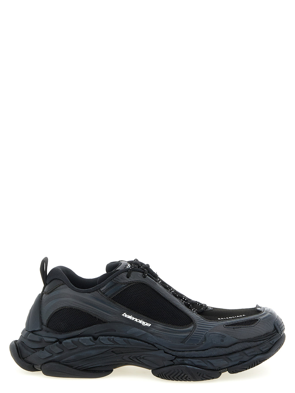 Balenciaga Black Polyethylene Athletic Sneakers