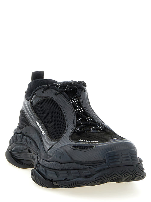 Balenciaga Black Polyethylene Athletic Sneakers