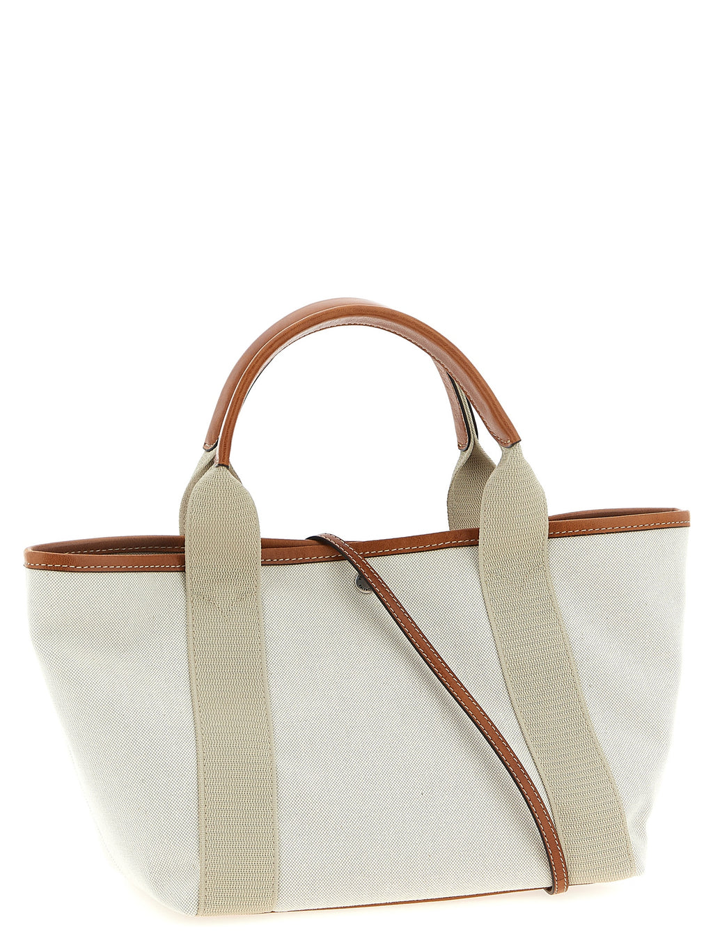 Balenciaga Beige Leather Tote Bag