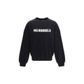 Palm Angels Black Cotton Sweatshirt