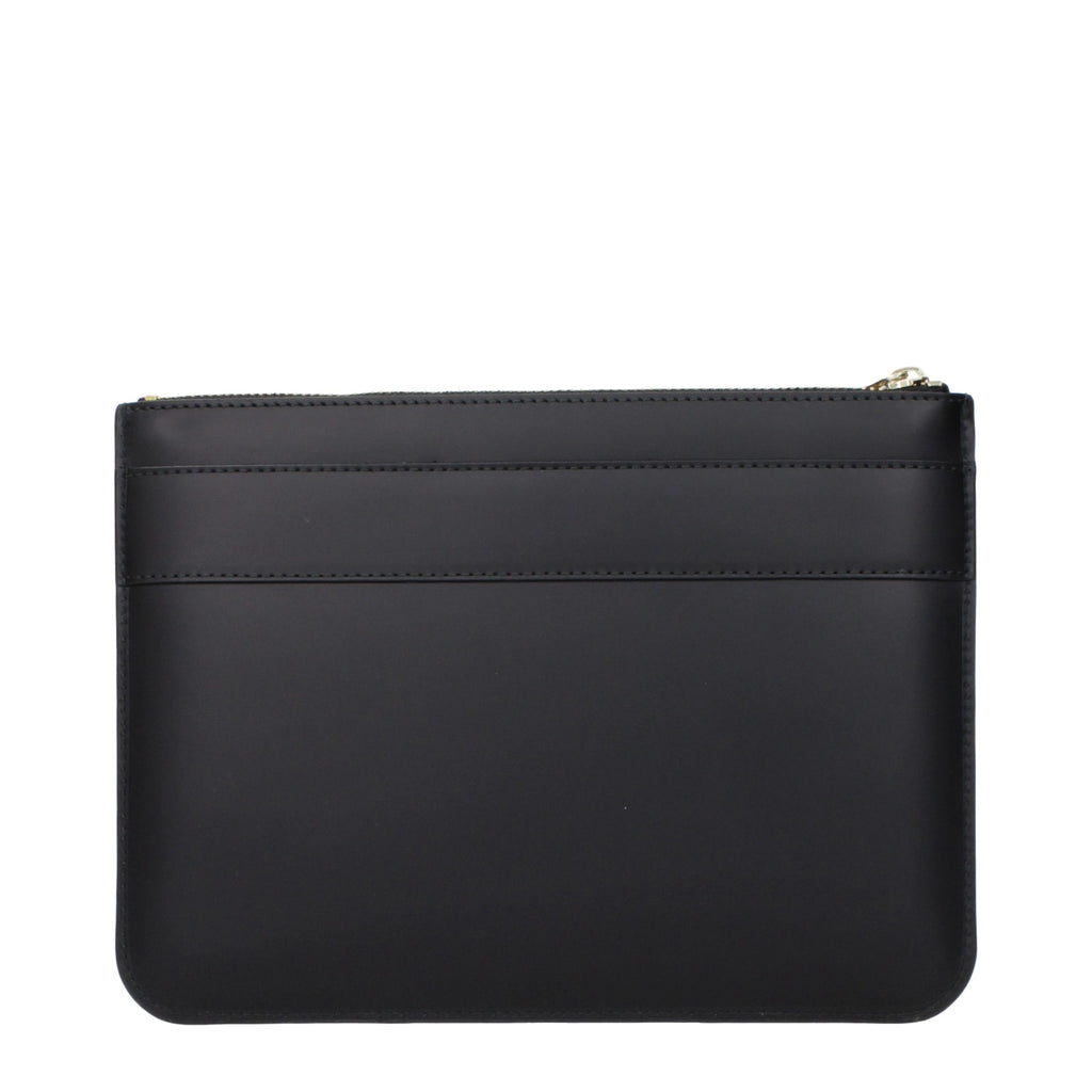 Comme Des Garçons Black Leather Clutch Bag