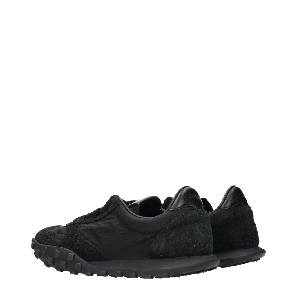 Jil Sander Black Fabric Sneakers