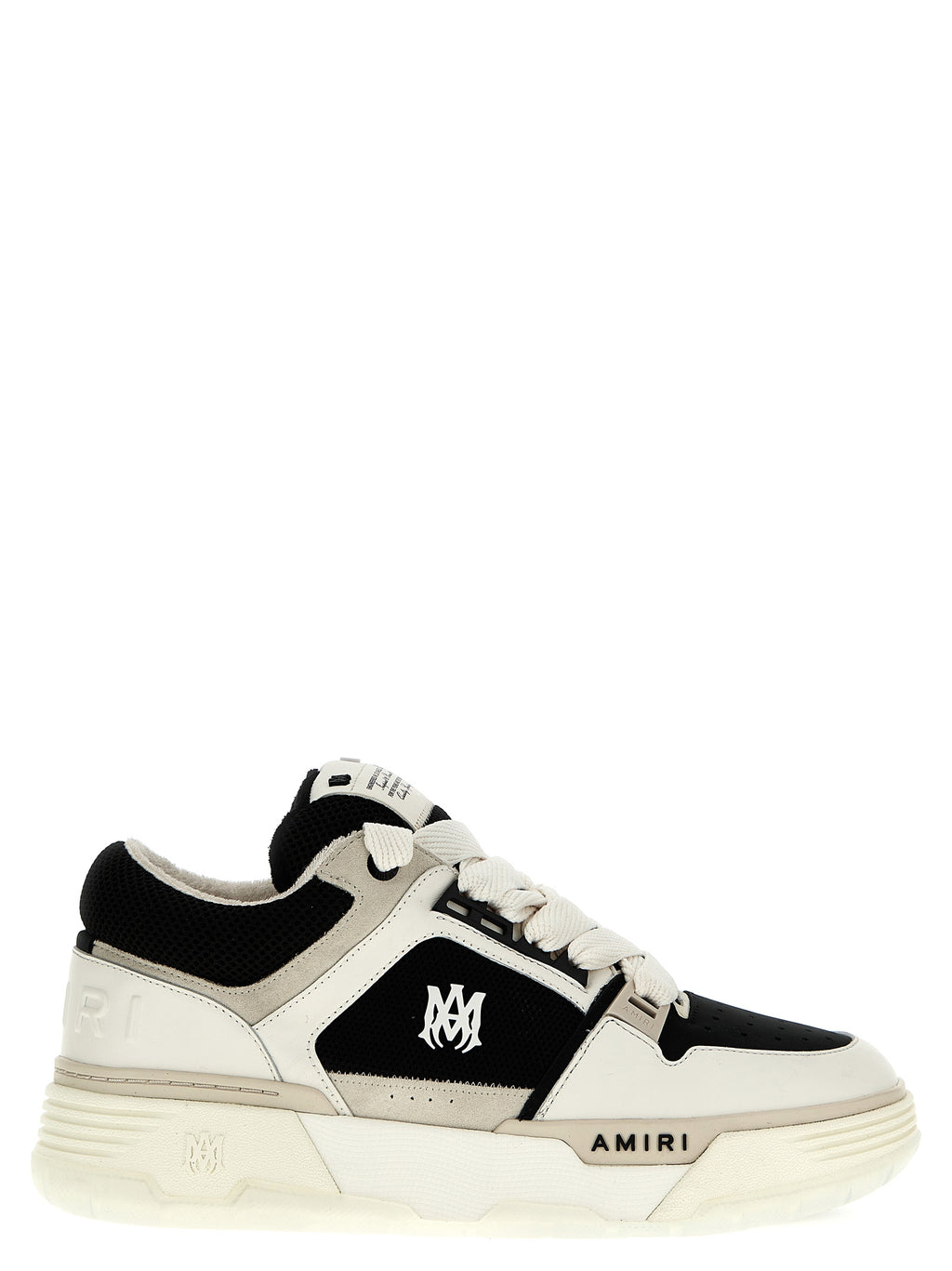 Amiri Bicolor Leather Low Top Sneakers