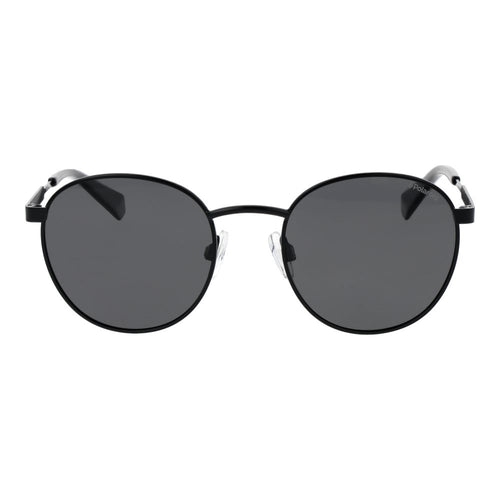Polaroid Black Stainless Steel Sunglasses